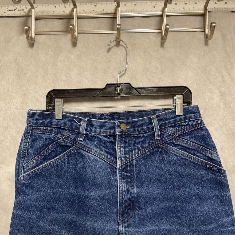 VTG Rocky Mountain Jeans‎ Women 15 W33x29.5 Bareback Rockies Mom Denim High Rise